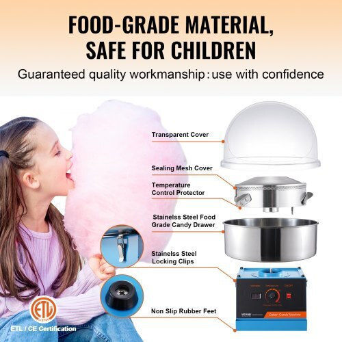 Vevor Commercial Cotton Candy Machine 1000W