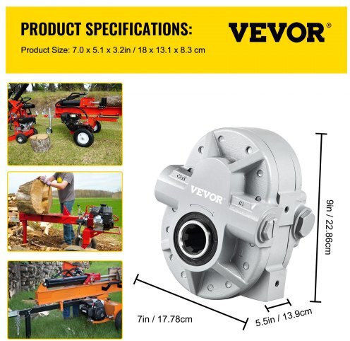 Vevor Hydraulic Pump 16.6gpm Log Splitter 2500psi Clb16.6gpm540rpm1v0