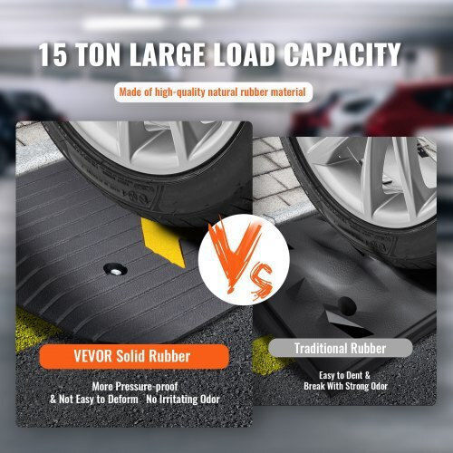 Vevor Upgraded Rubber Ramp 1.5" Anti-Slip for Carts & Scooters Xblypdgb1433xbge1v0