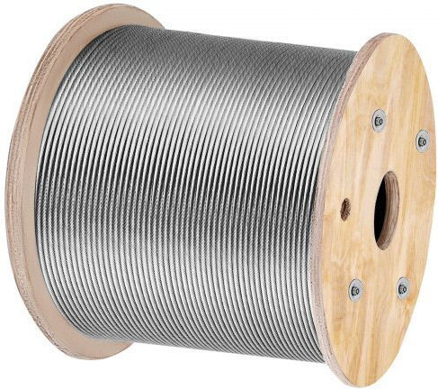 Vevor Stainless Steel Cable T316 3.2mm 300m 11.14kn Railing 316bxggss300m0001v0