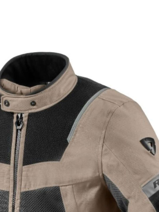 Rev'IT Tornado 4 H20 Men's Motorcycle Jacket 4 Seasons Waterproof Sand/Black