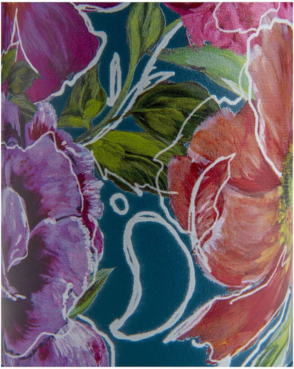 Chilly's Series Floral Thermos Bottle Stainless Steel BPA Free 500ml Floral Petal Sketch