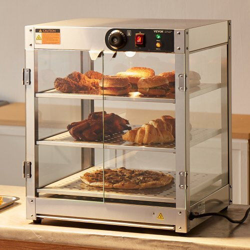 Vevor Heated Display Cabinet 800W W51xD51xH61.5cm