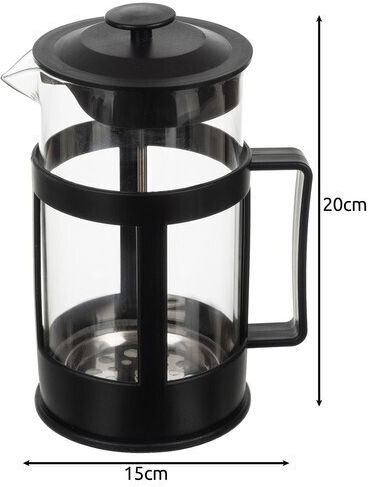 Ruhhy Manual Filter Coffee Maker Stainless Steel Black 1lt