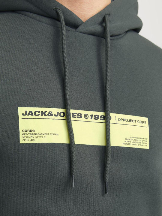 Jack & Jones Sweatshirt with Hood Haki