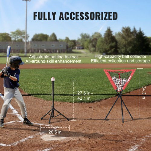 Vevor Baseball Training Net 7x7 Ft Accessories
