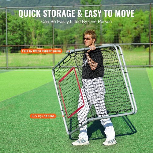 Vevor Baseball Softball Rebound Net 3.5 X 6 Ft 5 Adjustable Angles Bqhdwdyxwjdkp6fd7v0