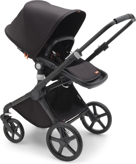 Bugaboo Fox Cub Ρυθμιζόμενο Καρότσι 2 σε 1 Kατάλληλο για Nεογέννητο Black/Midnight Black 9.6kg