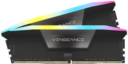 Corsair Vengeance RGB DDR5 32GB RAM with 2x16GB Modules and Speed 6000 for Desktop