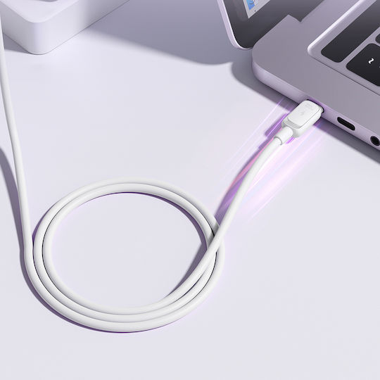 Joyroom S-CC100A14 USB 2.0 Cable USB-C Male - USB-C 100W PD White 1.2m