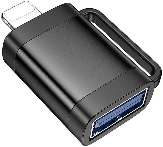 Hoco Convertor Lightning / USB-A masculin în Lightning / USB-A masculin 1buc