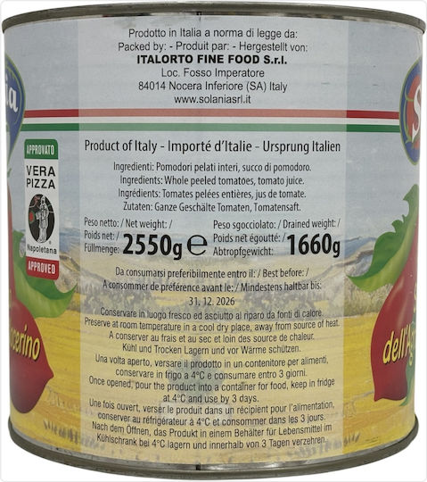 San-Marzano-Tomaten Solania 2,55 kg