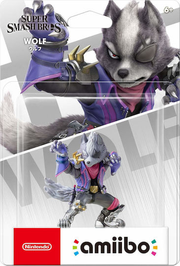 Nintendo Amiibo Super Smash Bros Wolf Character Figure for 3DS/Switch/WiiU