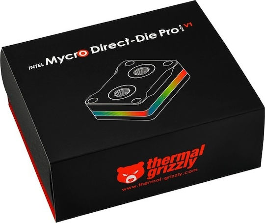 Thermal Grizzly Cooler AMD Mycro Direct-Die Pro RGB V1 For AMD Socket AM5 Only For Delidded CPUs CPU Water Block Black