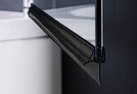 Bottom Gasket Shower Enclosure 6-8 Mm Rea Black