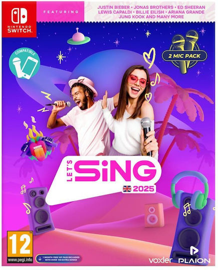 Let's Sing 2025 Double Mic Bundle Edition Switch Game