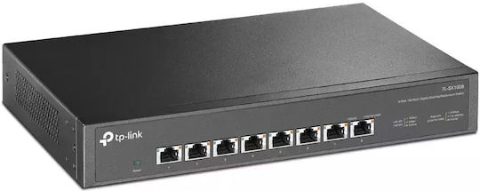 TP-LINK TL-SX1008 v3 Unverwaltet L2 Switch mit 8 Ports Gigabit (10Gbps) Ethernet