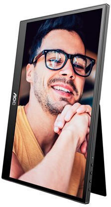 AOC 16T3EA IPS Φορητό Monitor 16" FHD 1920x1080 με Χρόνο Απόκρισης 4ms GTG