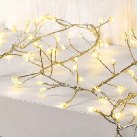 300 Lichterketten LED 6m. Warmes Weiß in Zeichenfolge 1Stück