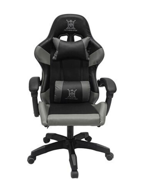HomeMarkt Darren Καρέκλα Gaming Δερματίνης Μαύρη