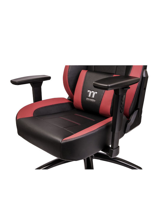Thermaltake U Comfort Геймърски стол с регулируеми подлакътници Черно/червено