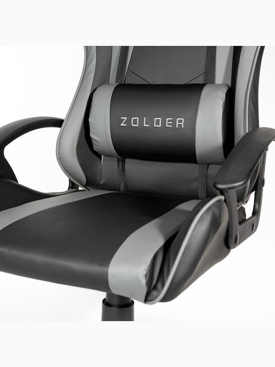 Platinet Varr Zolder Καρέκλα Gaming Δερματίνης Μαύρο / Γκρι