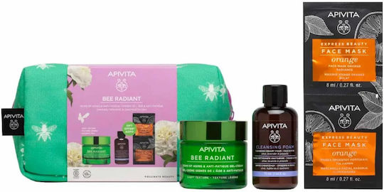 Apivita Bee Radiant Σετ Περιποίησης για Λάμψη & Αντιγήρανση 4τμχ