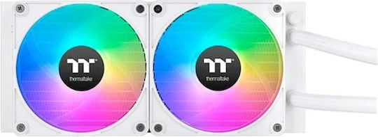 Thermaltake TH280 Ultra EX Snow Edition v2 Υδρόψυξη AIO CPU με 2 Ανεμιστήρες 120mm και ARGB Φωτισμό Λευκή