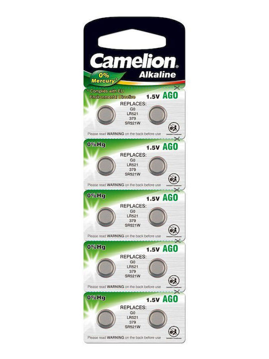 Camelion AG0 Αλκαλική Μπαταρία Ρολογιών LR63 1.5V 1τμχ
