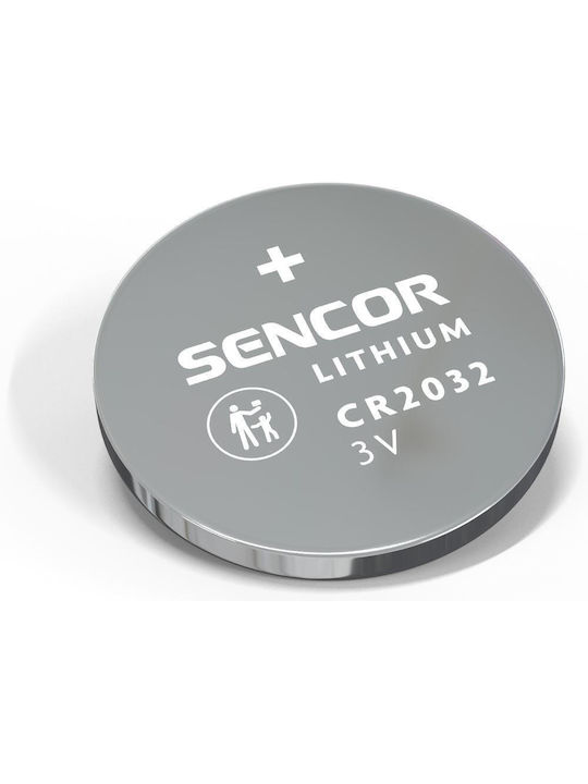 Sencor Μπαταρία Λιθίου Ρολογιών CR2032 3V 1τμχ