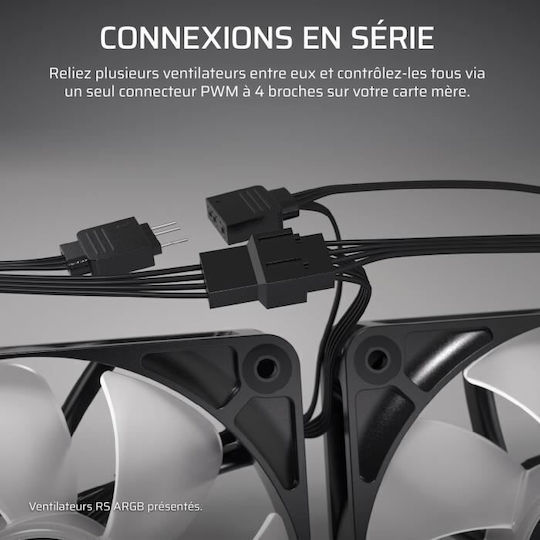 Corsair RS140 Case Fan (1700rpm / 95.5cfm) Without LED Lighting And 4-Pin PWM Connection 2pcs