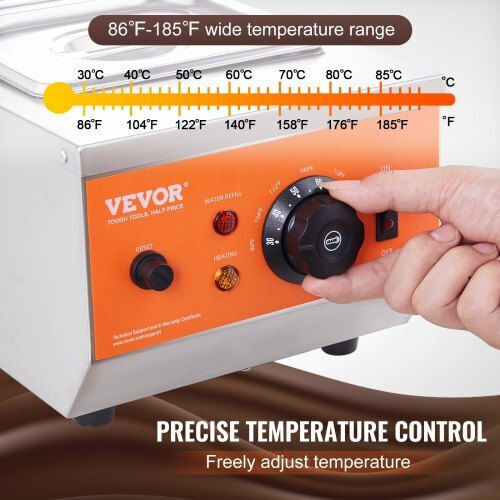 Vevor Chocolate Machine 9 Lbs 2 Tanks Qklr9800w3042ckx1v2