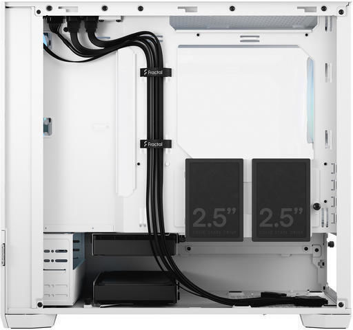 Fractal Design Pop Mini Air Gaming Mini Tower Computer Case with Side Window and RGB Lighting RGB White TG Clear