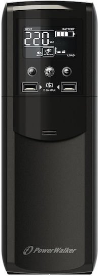Powerwalker VI 800 CSW FR UPS Line-Interactive 800VA 480W με 8 IEC Πρίζες
