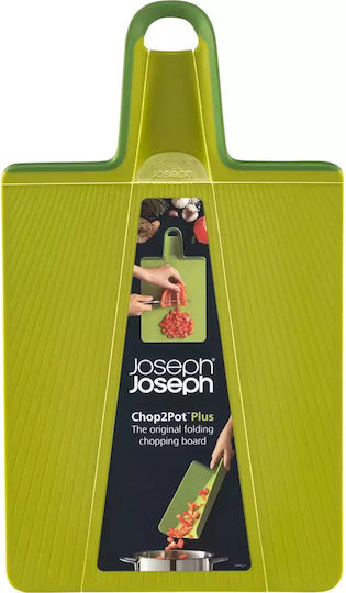 Joseph Joseph Chop2pot Επιφάνεια Κοπής Ξύλινη Πράσινη 37.5x21cm