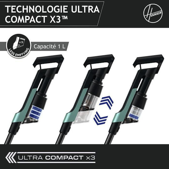 Hoover HF2 Reîncărcabilă Aspirator 2 în 1 Stick & De Mână 14.4V Albastră