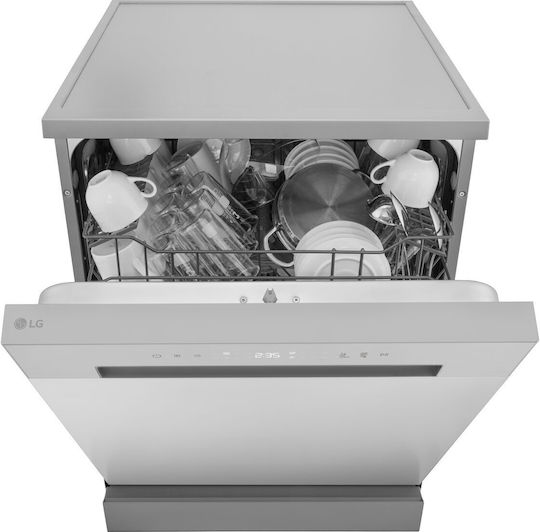 LG Freistehender Geschirrspüler für 13 Gedecke B60xH84.5cm Inox