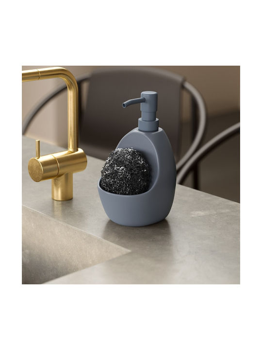 Umbra Dispenser Κουζίνας Πλαστικό με Θήκη για Σφουγγάρι Μπλε