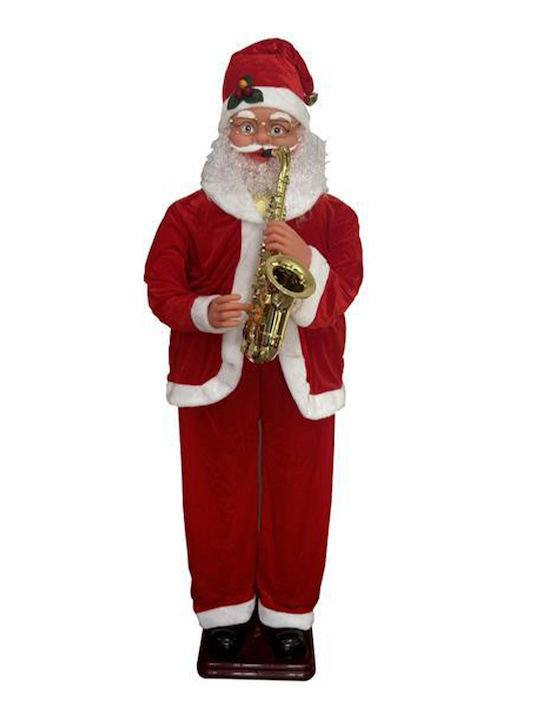 Santa Claus with Saxophone Music and Movement 180cm