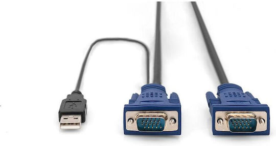 Digitus KVM Cable DS-19233 5m PS/2 for KVM consoles