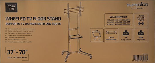 Superior Electronics 188-0077 Wall TV Mount up to 70" and 50kg Black
