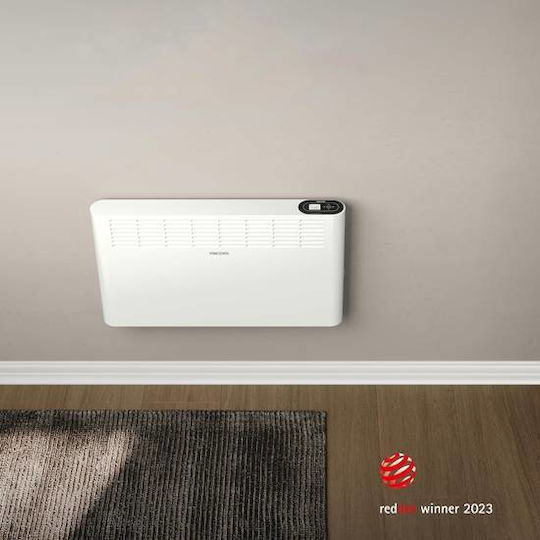 Stiebel Eltron CNS 2500 Plus LCD Konvektorheizung Wand 2500W mit elektronischem Thermostat 89.4x45cm Weiß