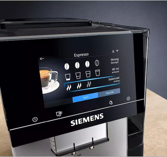 Automatic Espresso Machine 1500W Pressure 19bar with Grinder and Wi-Fi Black TP715D01