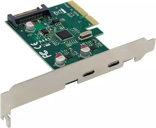 Conceptronic Κάρτα PCIe σε 2 θύρες Type-C
