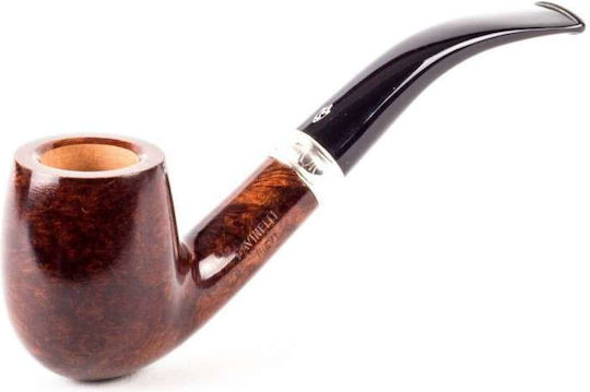 Savinelli Trevi Tabakpfeife 606 Glatt KS 9mm Gebogen