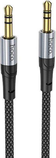 Hoco 3,5mm Klinkenkabel 3,5mm Stecker - 3,5mm Stecker Schwarz 1m