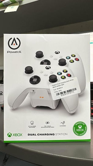 PowerA Duo Charging Station Controller-Ladestation 2 Controller Xbox Series X/S mit LED-Beleuchtung Weiß