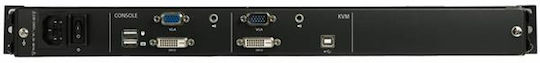StarTech Dual Rail Rackmount KVM Console HD 1080p - Single Port DVI/VGA
