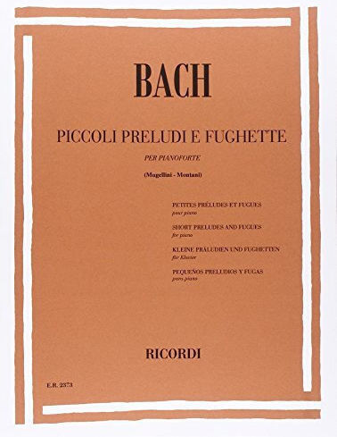 Ricordi J.S.Bach - Piccoli preludi e fughette per pianoforte für Klavier / Klavier W000427003