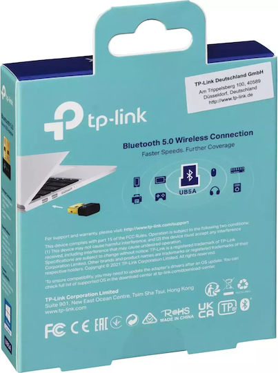 TP-LINK UB5A v1 USB Bluetooth 5.0 Adapter with Range 10m